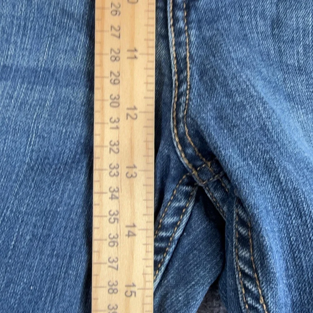Levis 559 Jeans Mens 42x30 Blue Relaxed Fit Straight Stretch Denim Pants